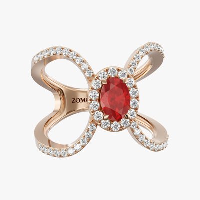 Jill Oval Ruby Jewelry Ring